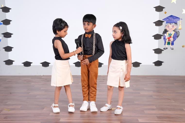 Children learning in kindergarten