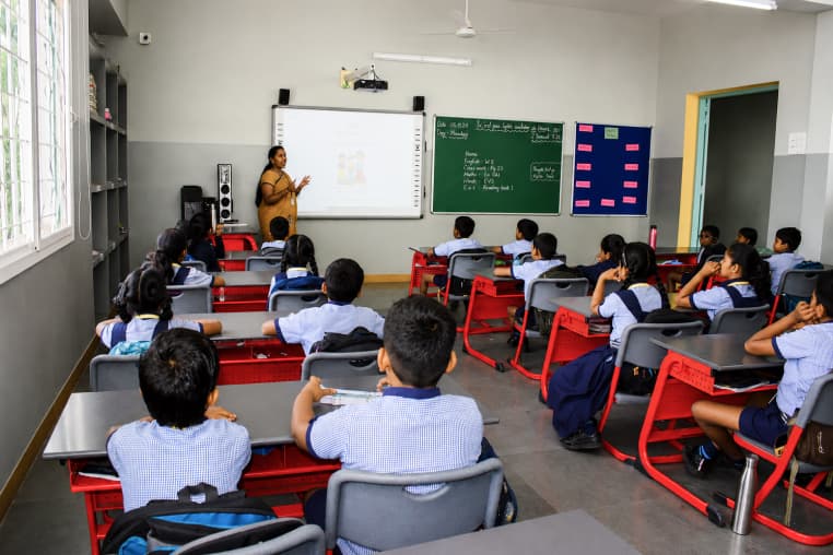 Spacious classroom at The ELGI school